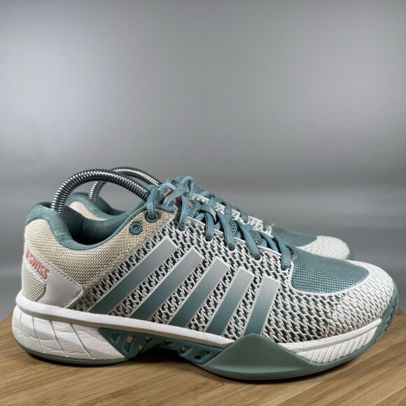 K-Swiss Women's Shoes Sz 9 Express Light Pickleball Turquoise White - Picture 1 of 8
